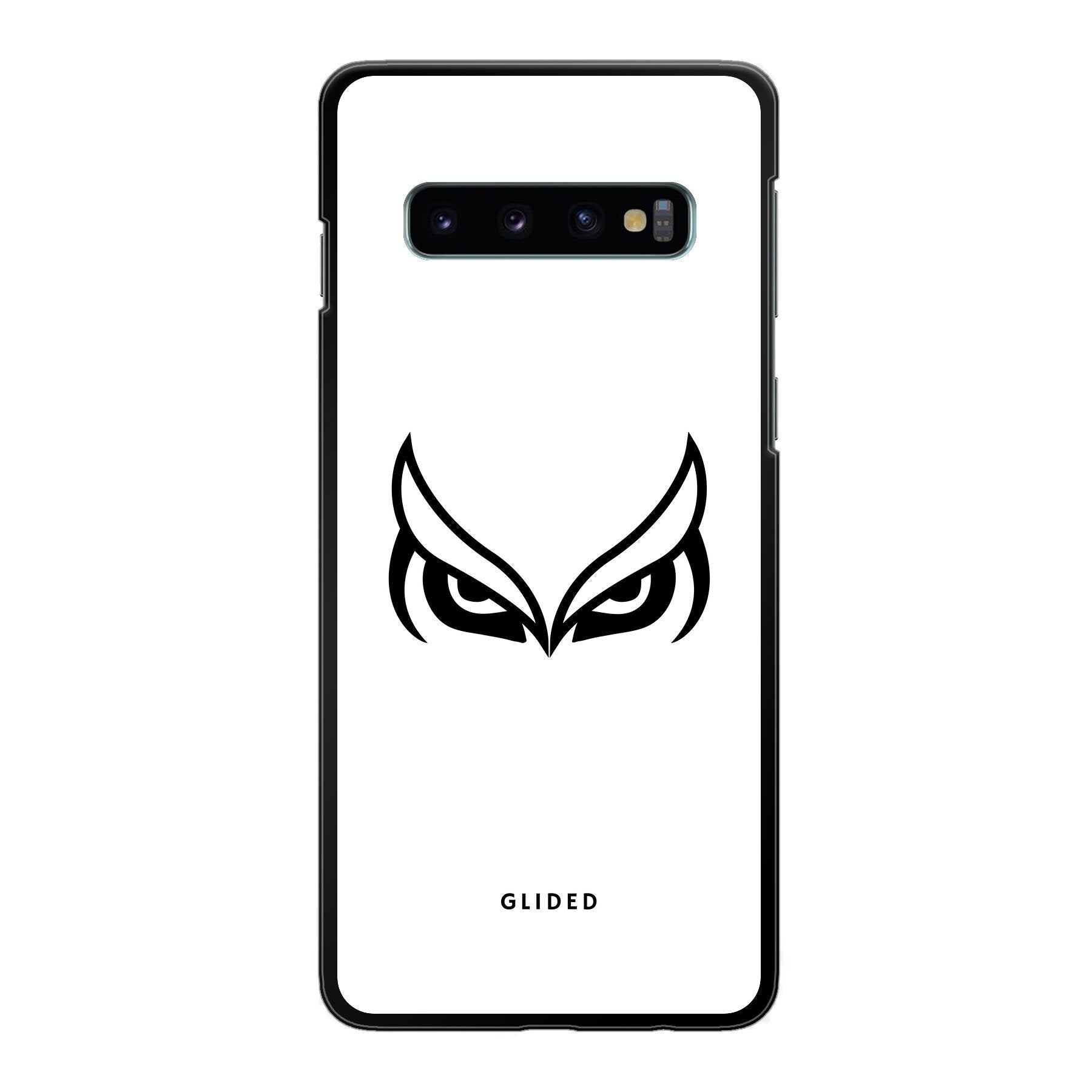 White Owl - Samsung Galaxy S10 Handyhülle Hard Case