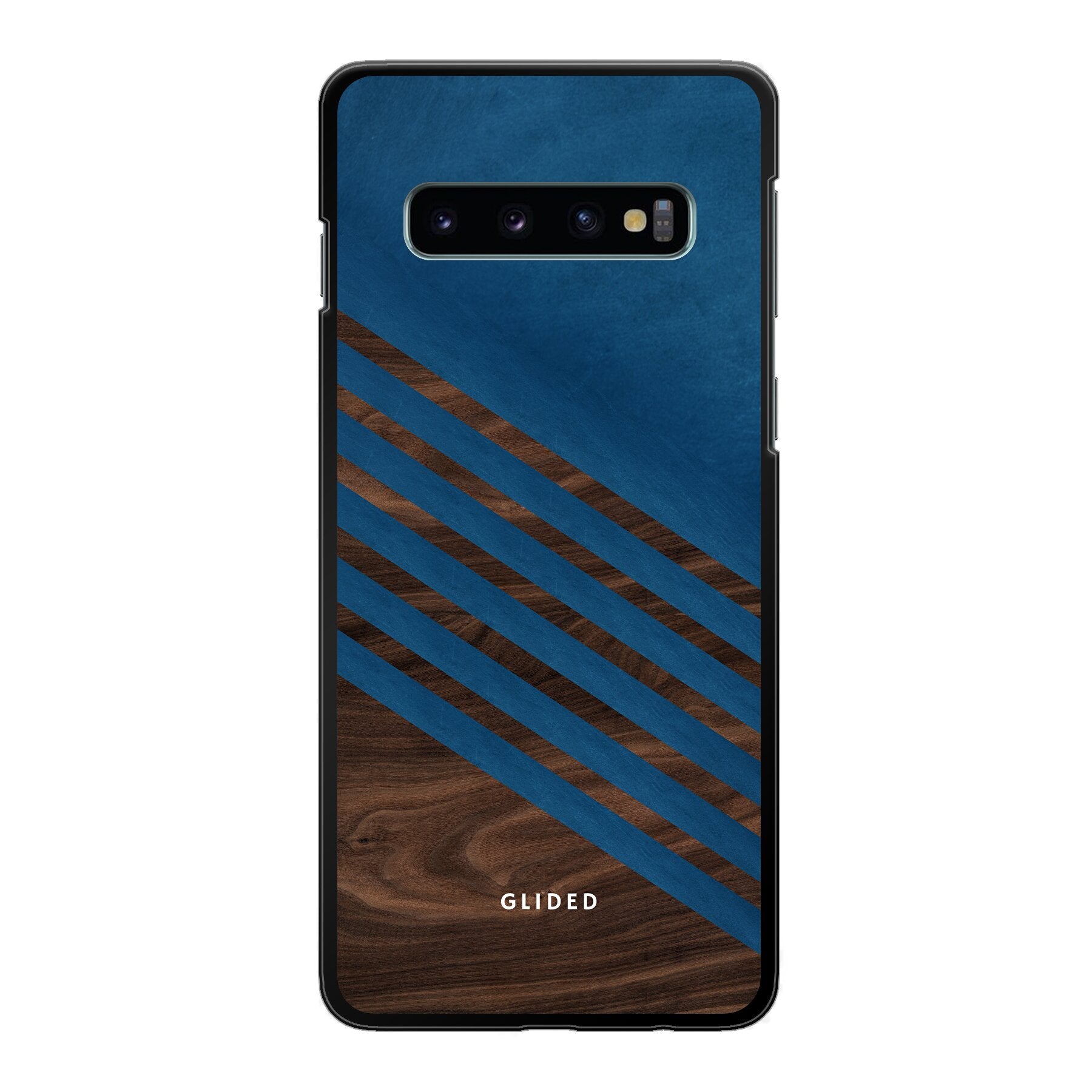 Blue Wood - Samsung Galaxy S10 Handyhülle Hard Case