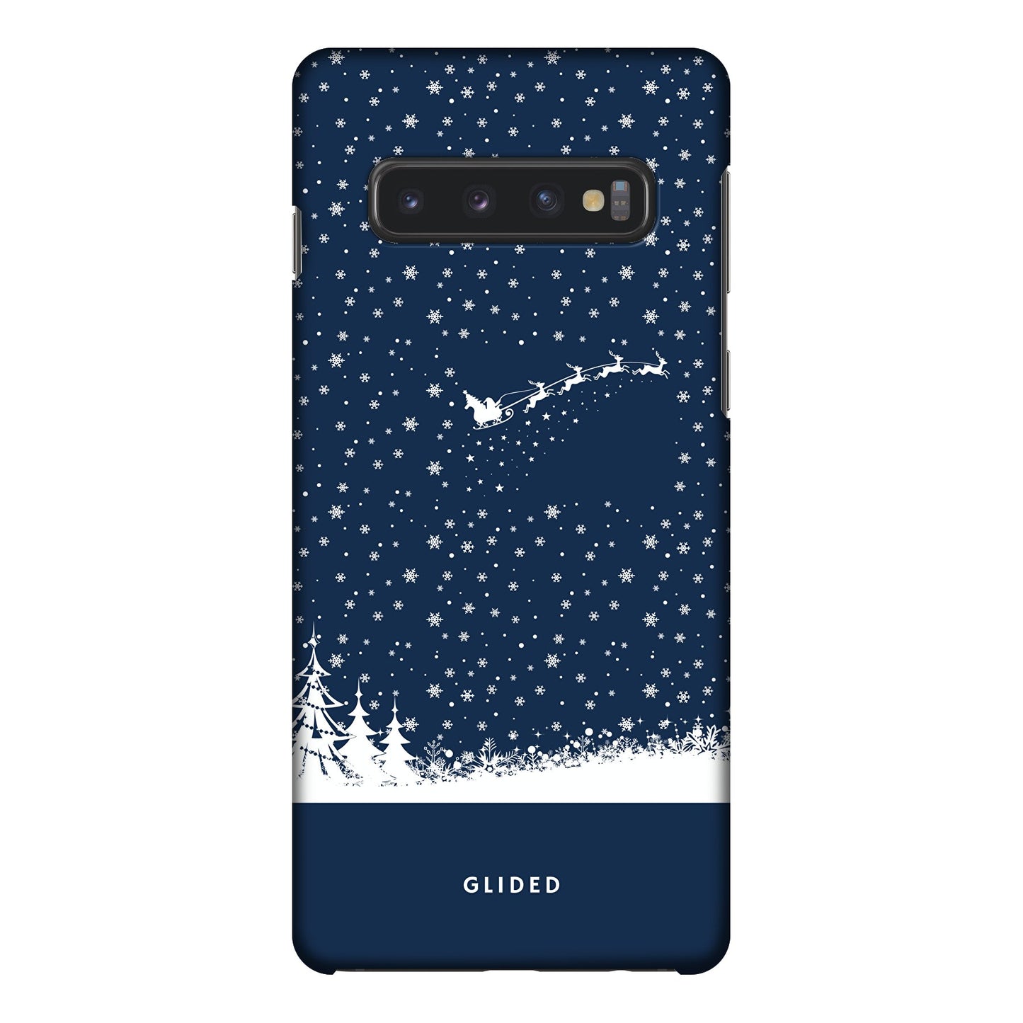 Flying Santa - Samsung Galaxy S10 Handyhülle Hard Case