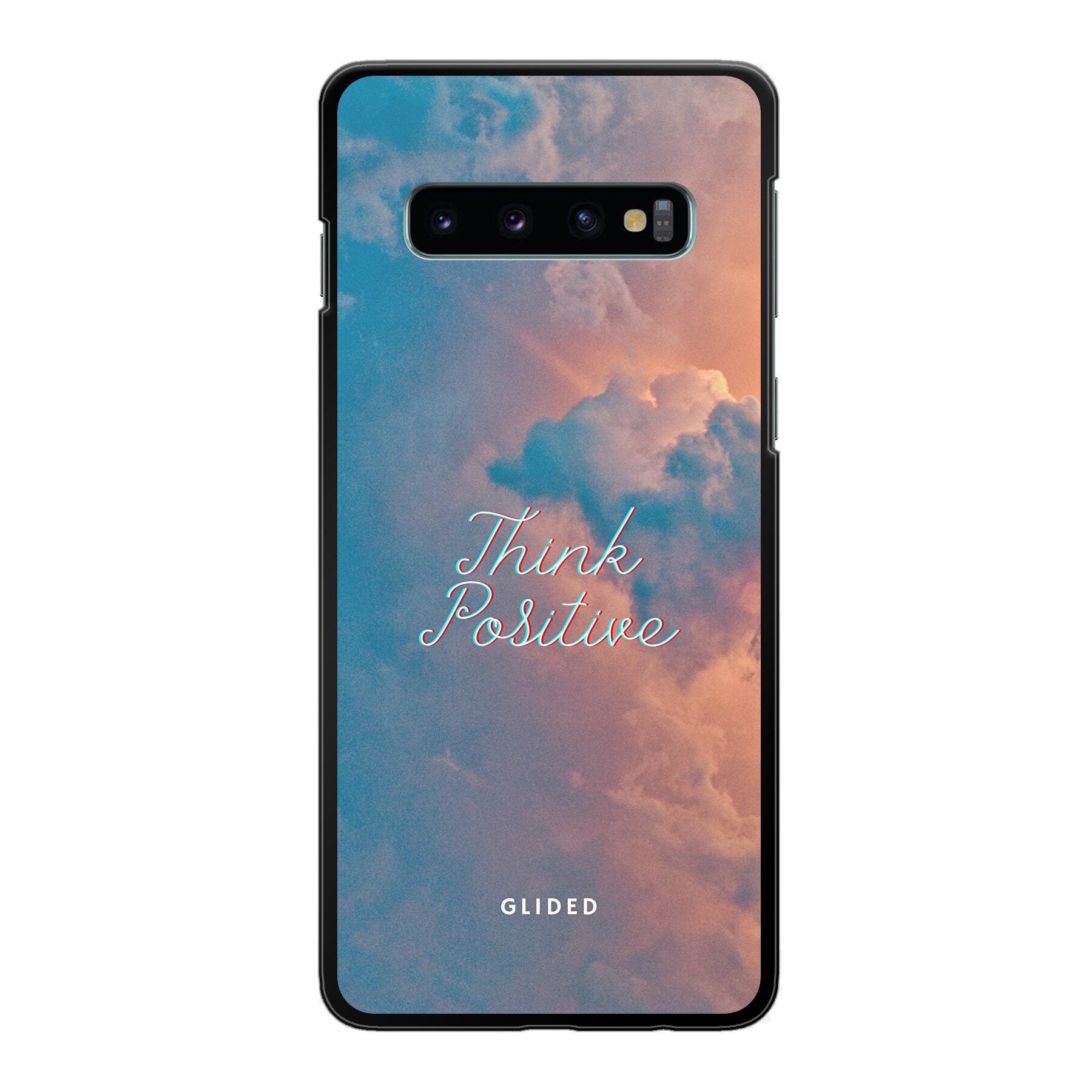 Think positive - Samsung Galaxy S10 Handyhülle Hard Case