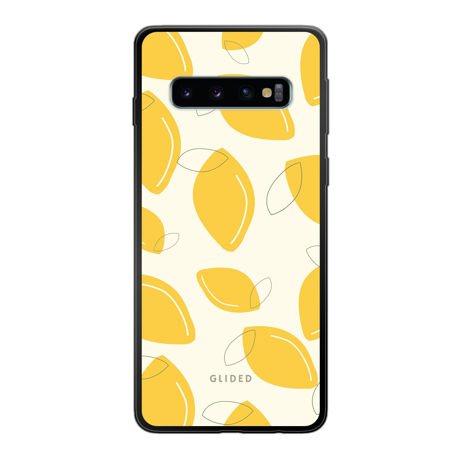 Abstract Lemon - Samsung Galaxy S10 - Soft case