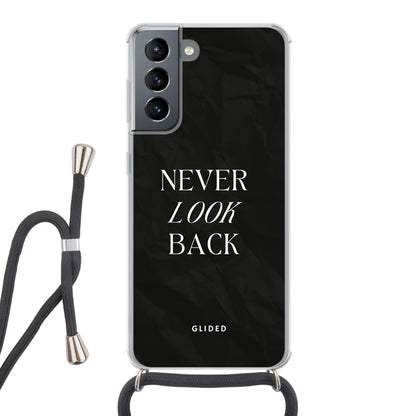 Never Back - Samsung Galaxy S21 5G Handyhülle Crossbody case mit Band