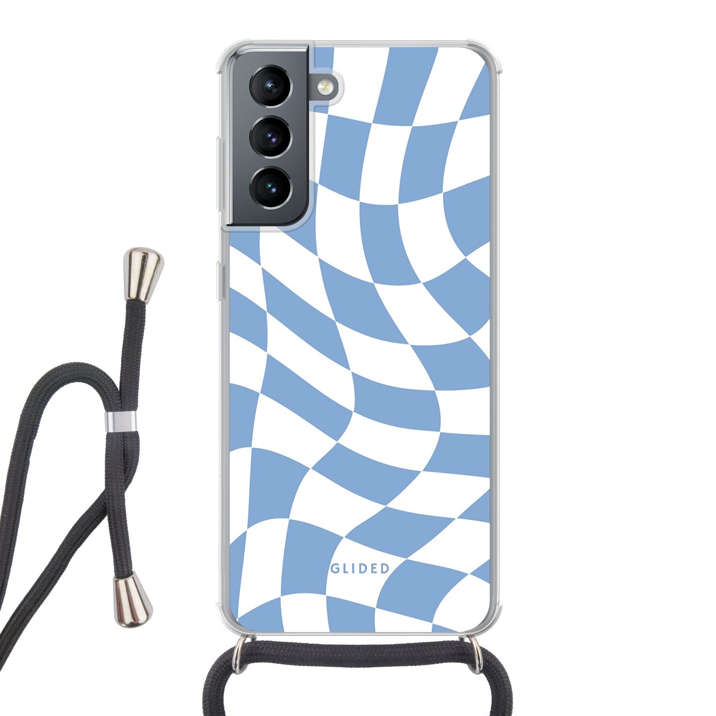 Blue Chess - Samsung Galaxy S21 5G Handyhülle Crossbody case mit Band