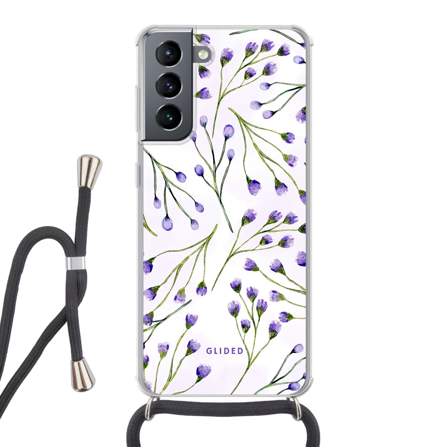 Violet Garden - Samsung Galaxy S21 5G Handyhülle Crossbody case mit Band