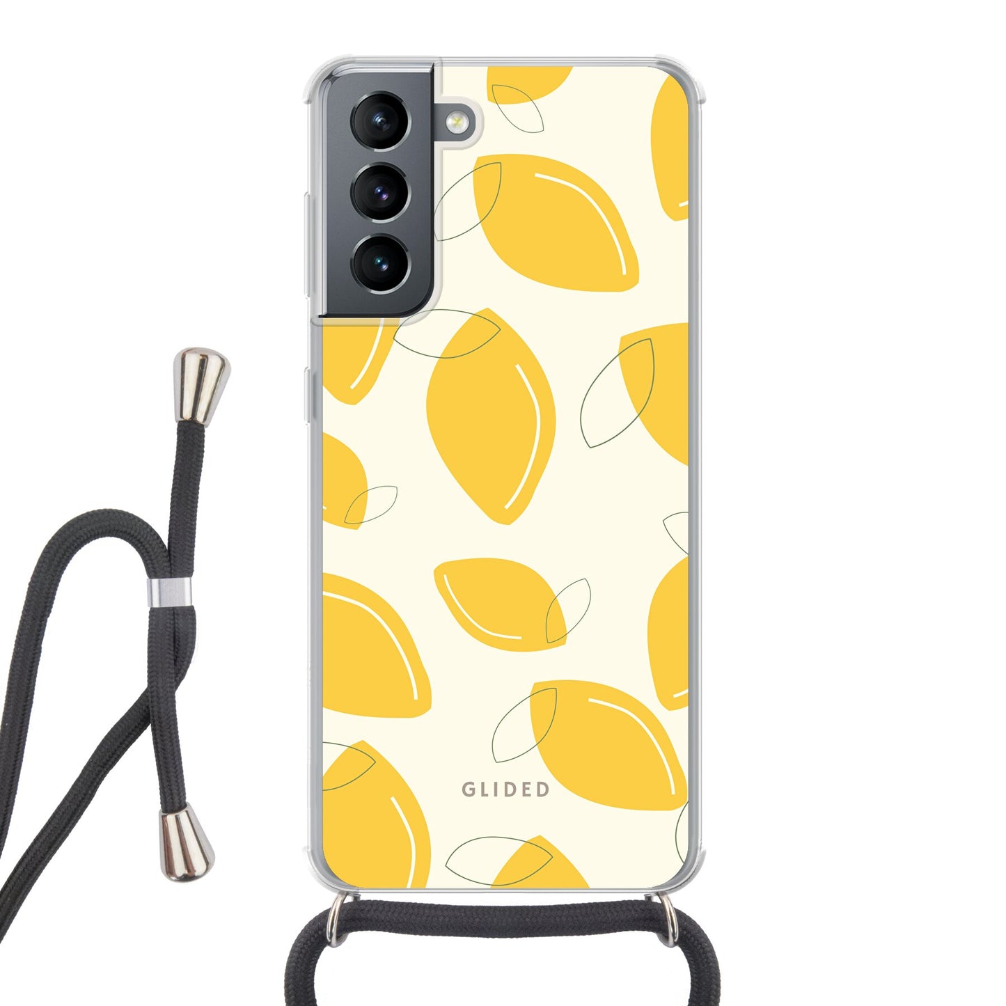 Abstract Lemon - Samsung Galaxy S21 5G - Crossbody case mit Band