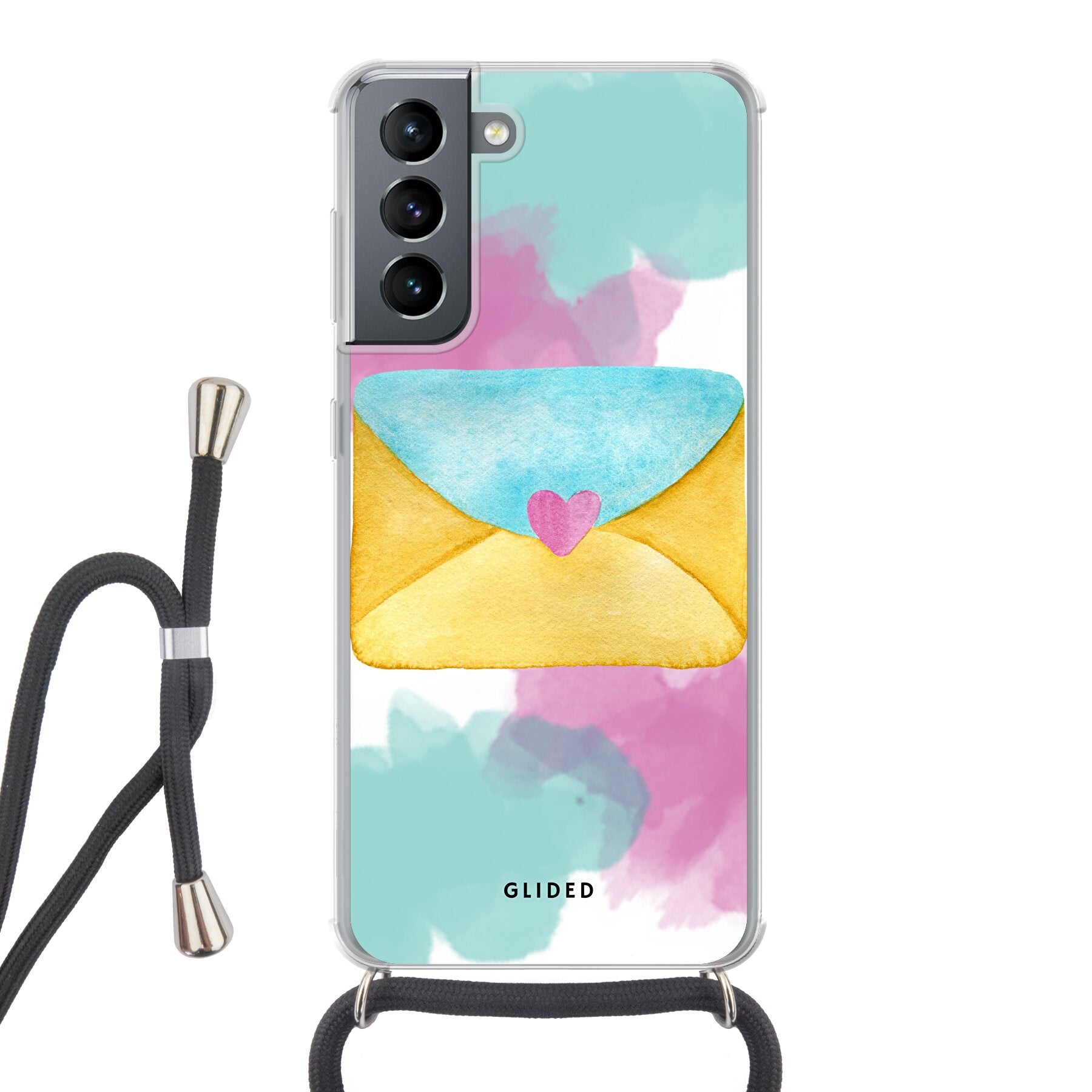 Envelope - Samsung Galaxy S21 5G - Crossbody case mit Band