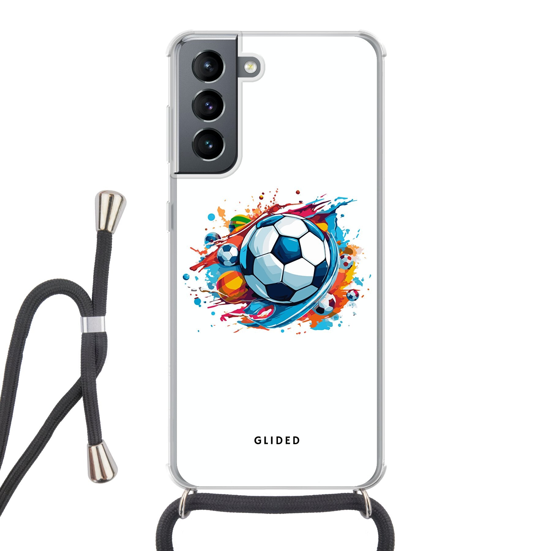 Football Passion - Samsung Galaxy S21 5G Handyhülle Crossbody case mit Band