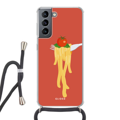 Pasta Paradise - Samsung Galaxy S21 5G - Crossbody case mit Band