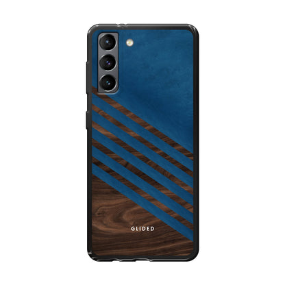 Blue Wood - Samsung Galaxy S21 5G Handyhülle Soft case