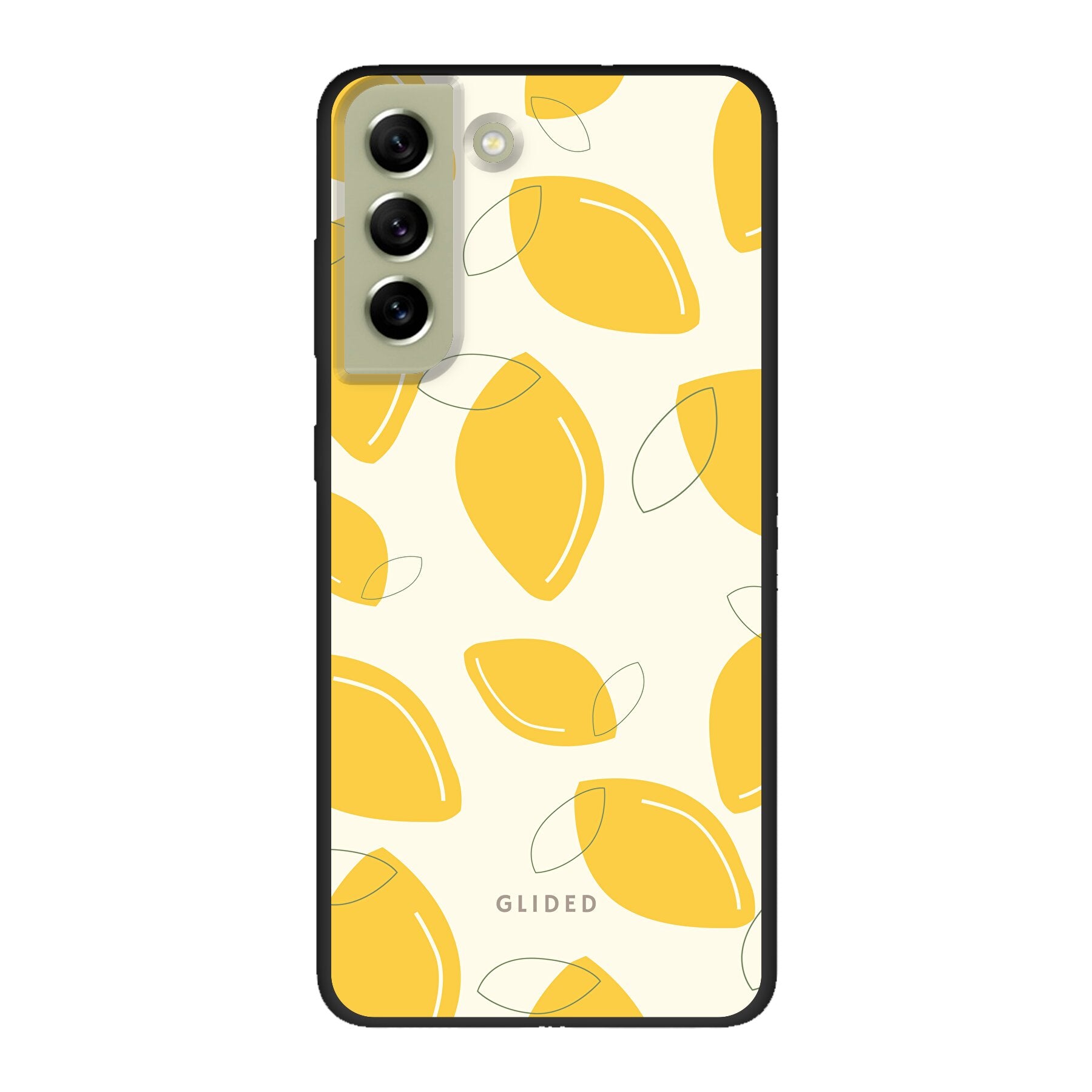 Abstract Lemon - Samsung Galaxy S21 FE - Biologisch Abbaubar