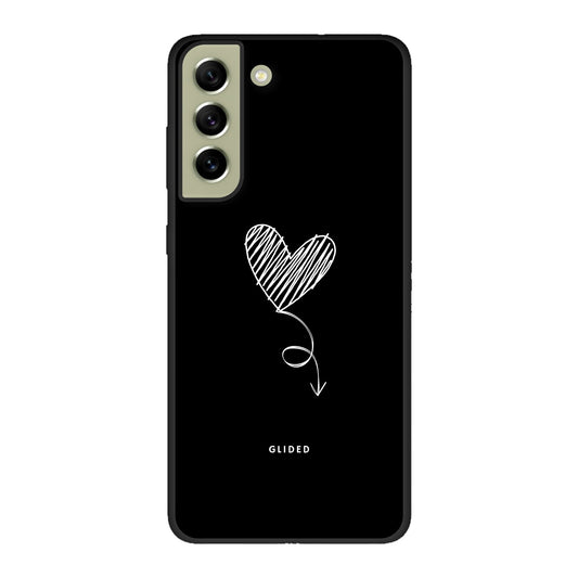 Dark Heart - Samsung Galaxy S21 FE Handyhülle Biologisch Abbaubar
