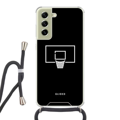 Basketball Fun - Samsung Galaxy S21 FE Handyhülle Crossbody case mit Band