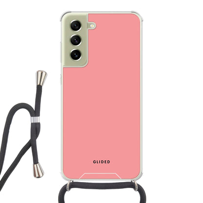 Blush Bloom - Samsung Galaxy S21 FE Handyhülle Crossbody case mit Band