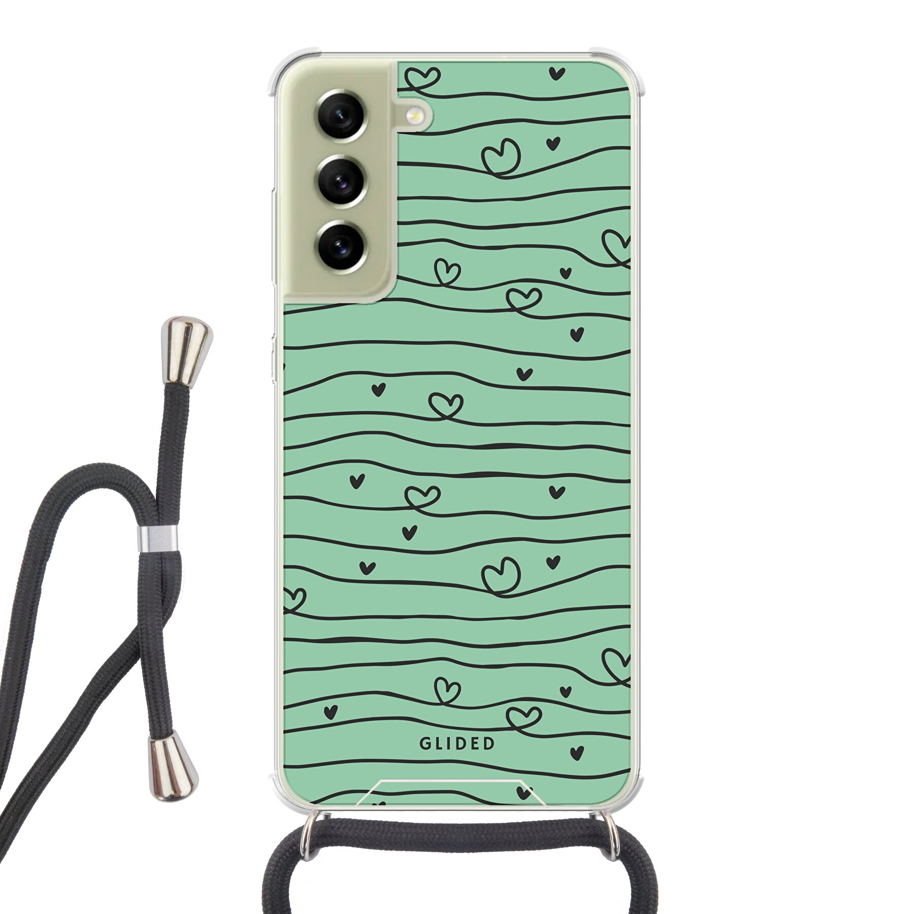 Hearty - Samsung Galaxy S21 FE - Crossbody case mit Band