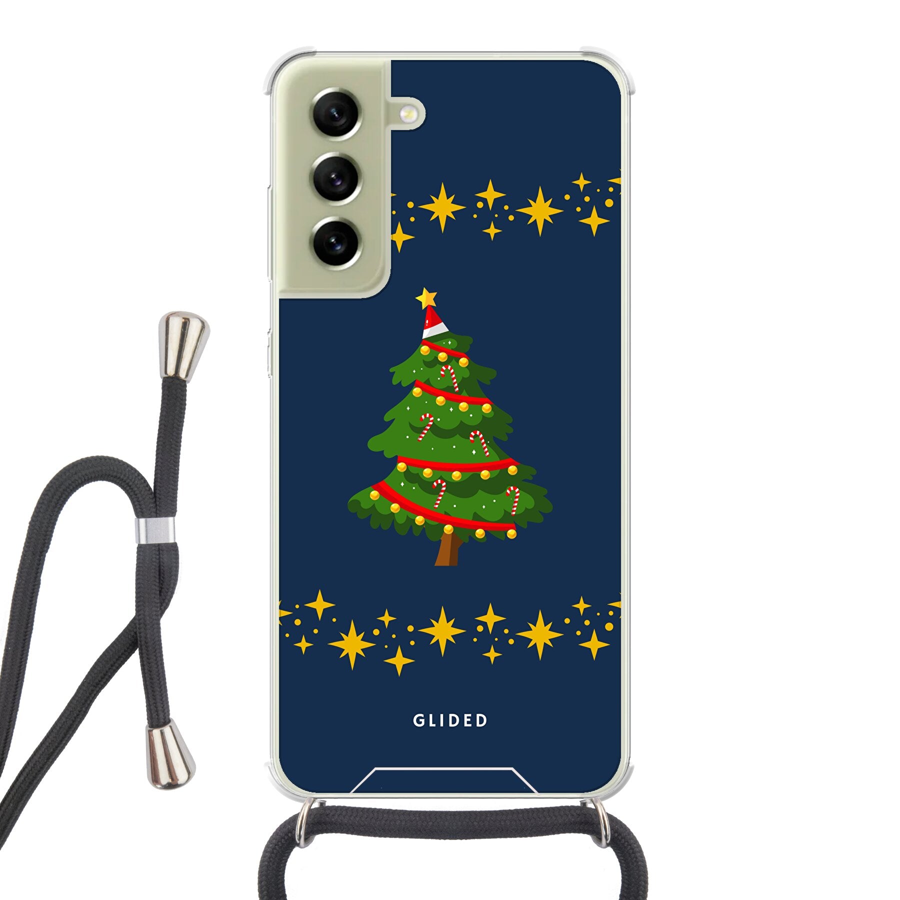 Christmas Tree - Samsung Galaxy S21 FE Handyhülle Crossbody case mit Band