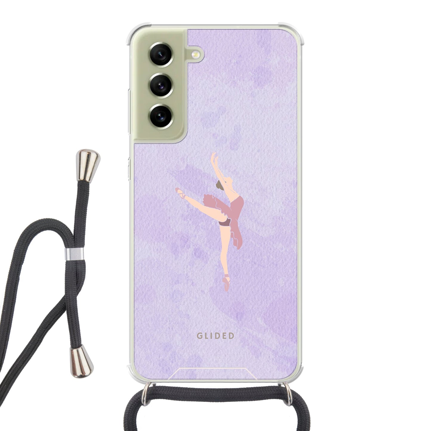 Lavender - Samsung Galaxy S21 FE Handyhülle Crossbody case mit Band