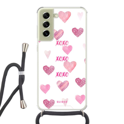 Xoxo - Samsung Galaxy S21 FE - Crossbody case mit Band