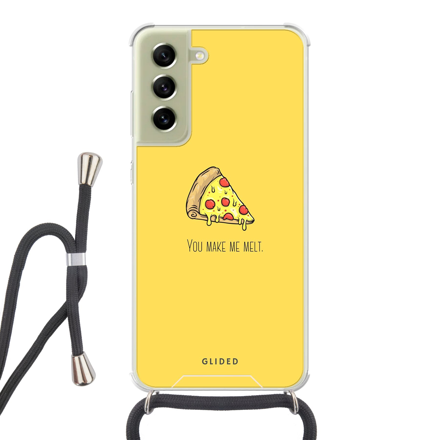 Flirty Pizza - Samsung Galaxy S21 FE - Crossbody case mit Band