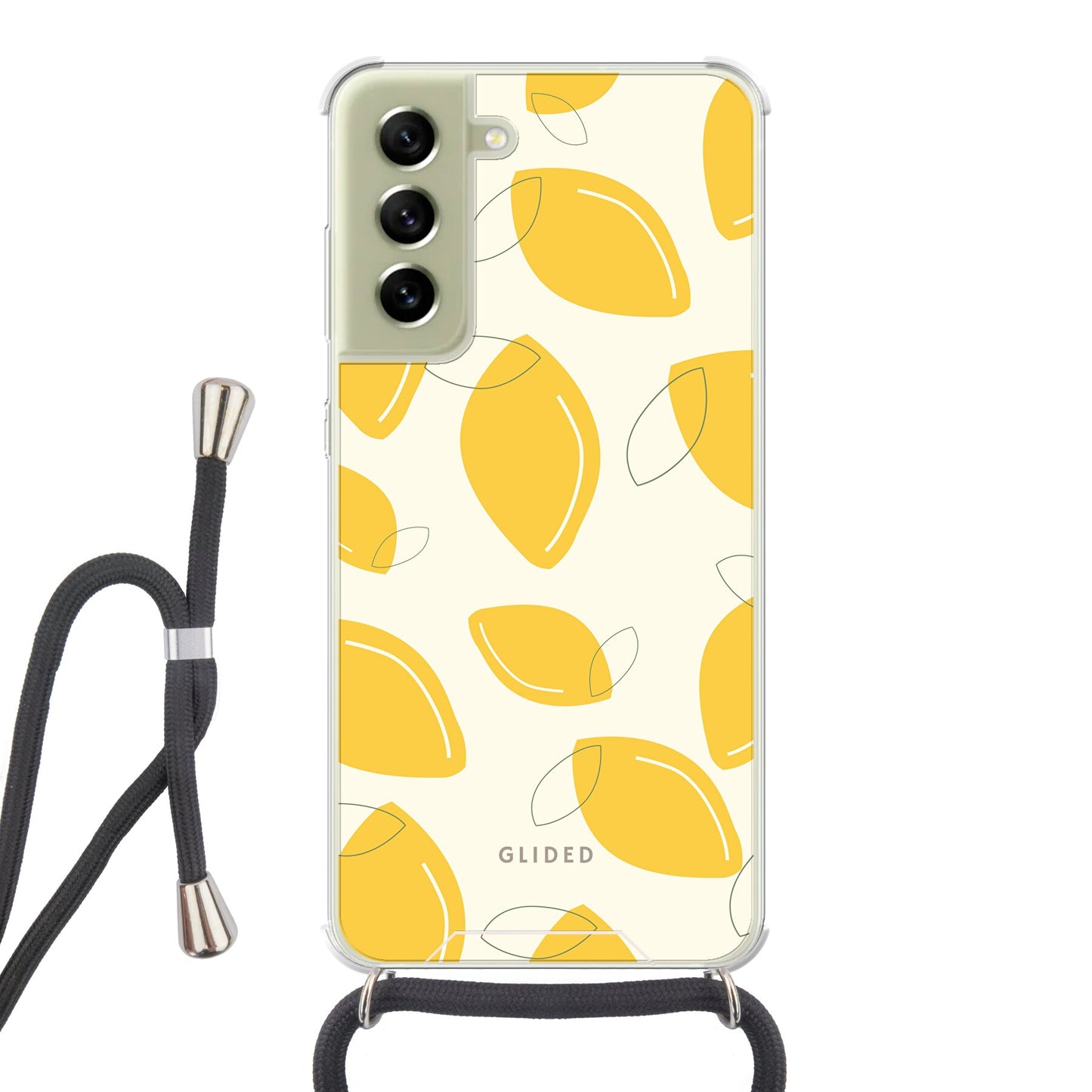 Abstract Lemon - Samsung Galaxy S21 FE - Crossbody case mit Band