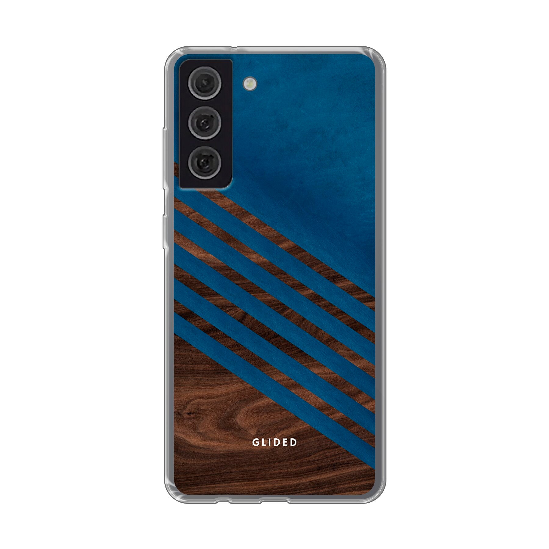 Blue Wood - Samsung Galaxy S21 FE Handyhülle Soft case