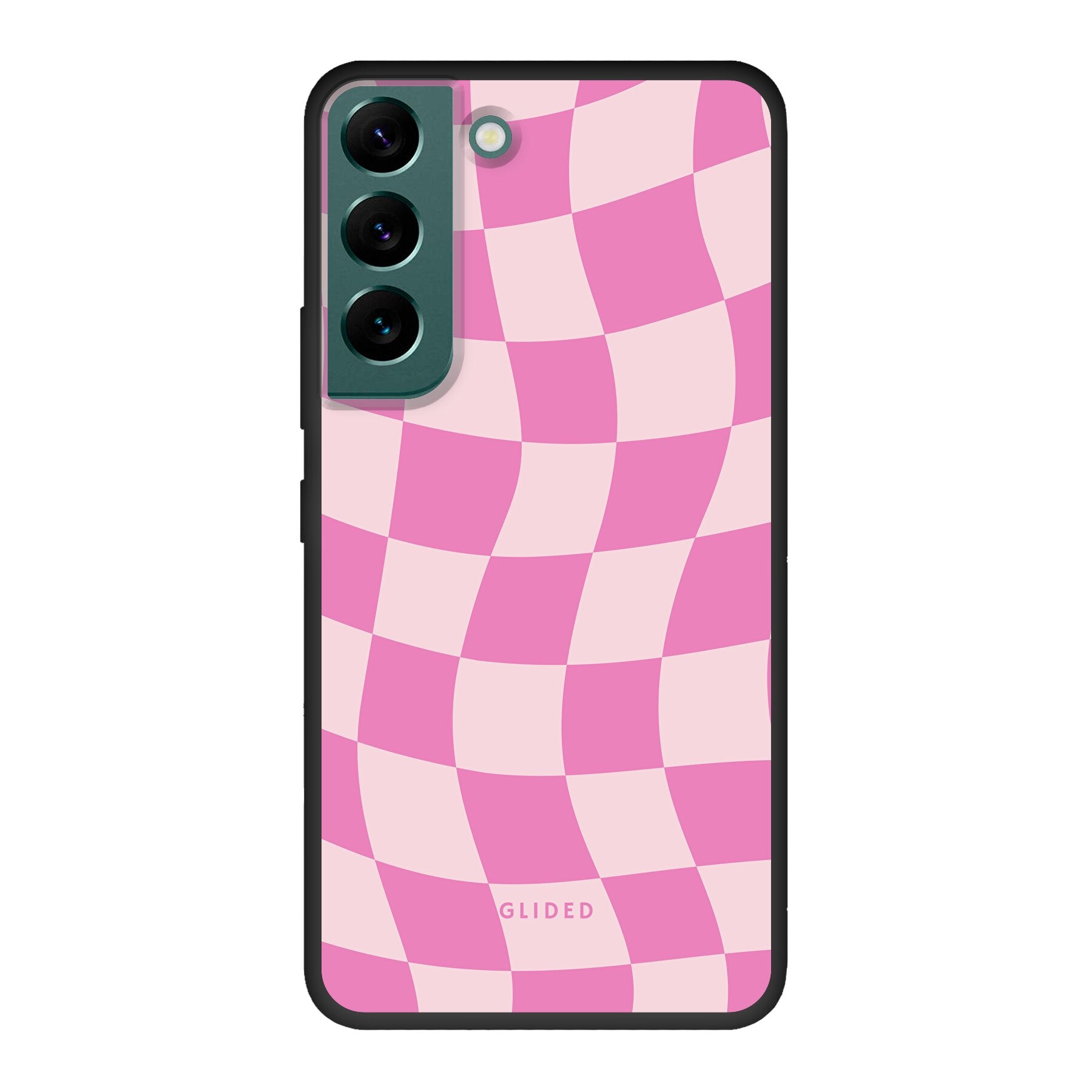 Pink Chess - Samsung Galaxy S22 Handyhülle Biologisch Abbaubar