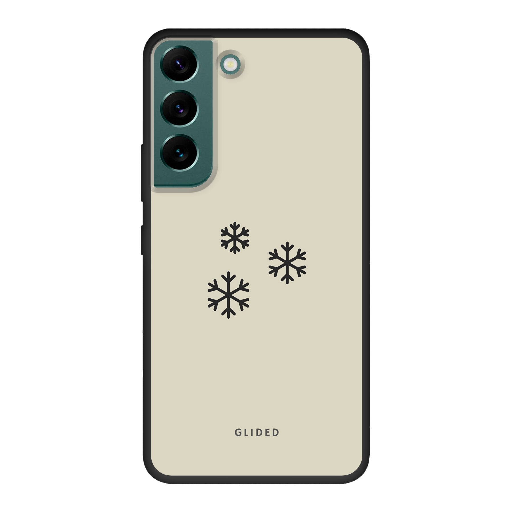 Snowflakes - Samsung Galaxy S22 Handyhülle Biologisch Abbaubar