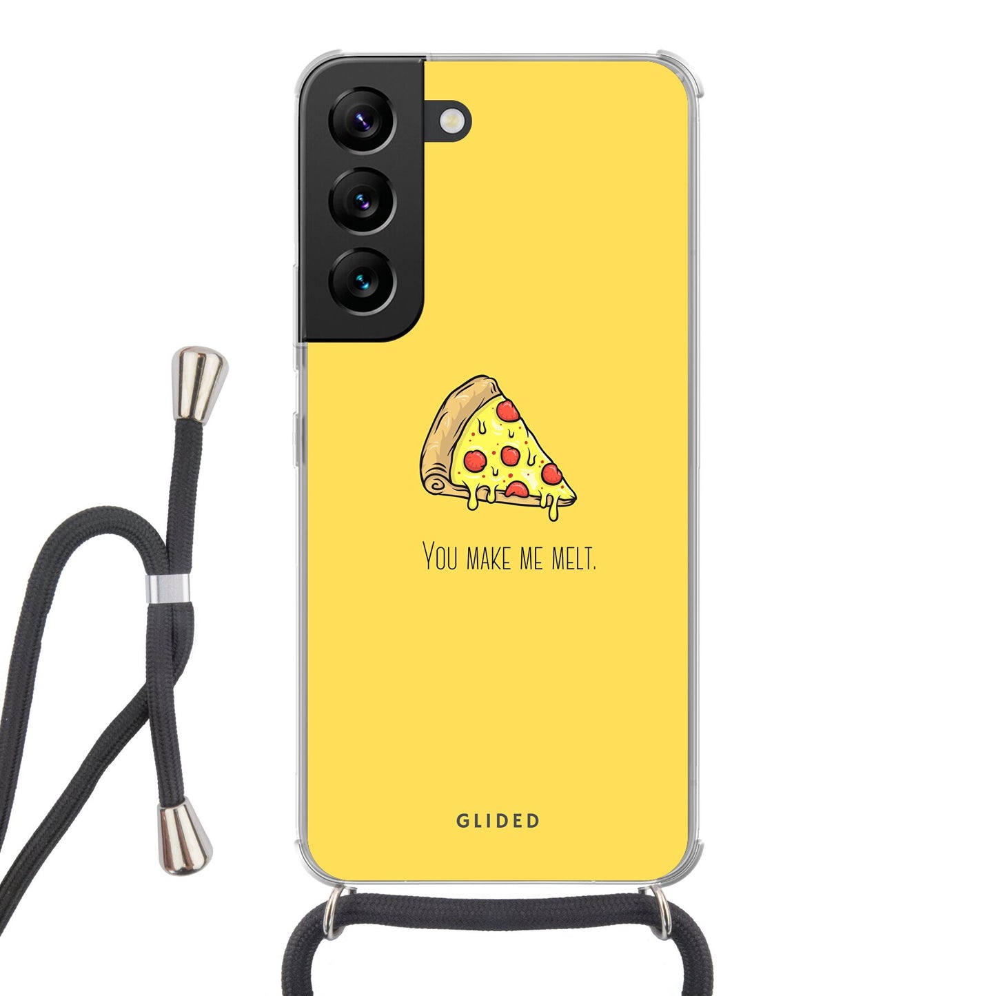 Flirty Pizza - Samsung Galaxy S22 - Crossbody case mit Band