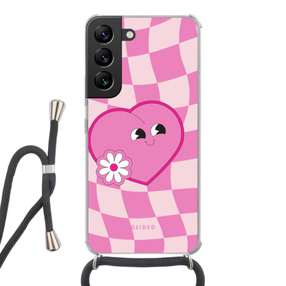 Sweet Love - Samsung Galaxy S22 Handyhülle Crossbody case mit Band