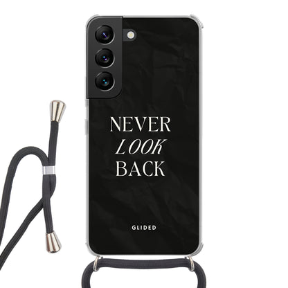 Never Back - Samsung Galaxy S22 Handyhülle Crossbody case mit Band