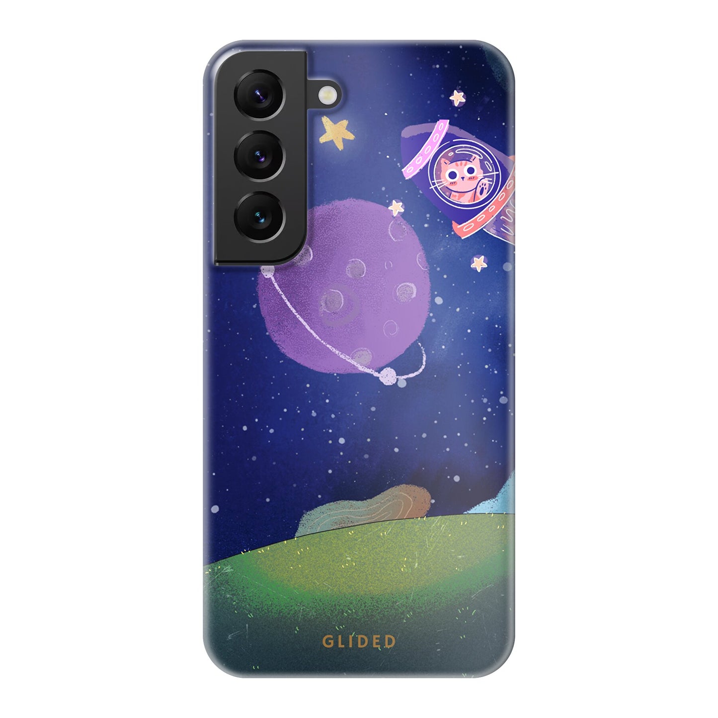 Galaxy Cat - Samsung Galaxy S22 Handyhülle Hard Case