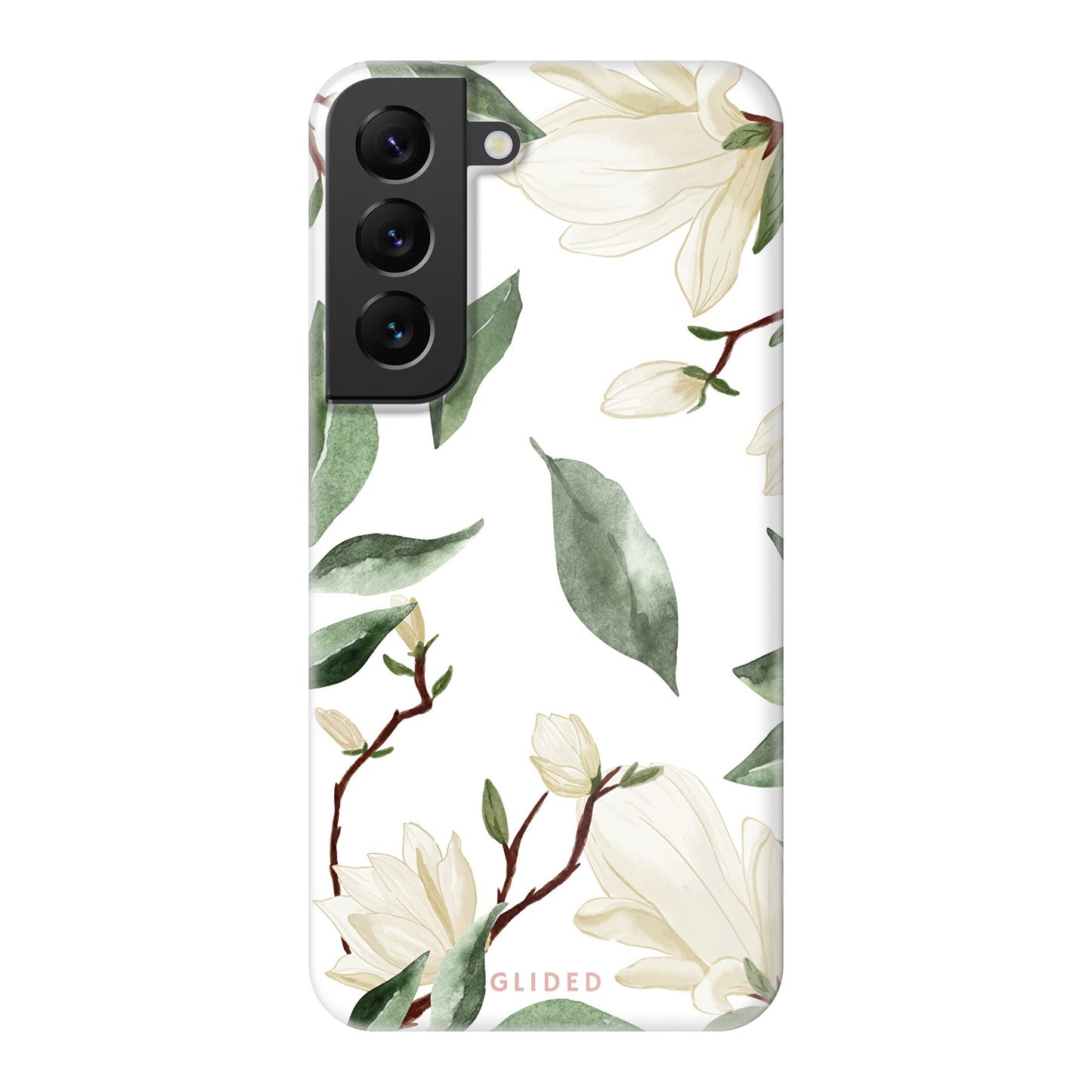 White Elegance - Samsung Galaxy S22 Handyhülle Hard Case