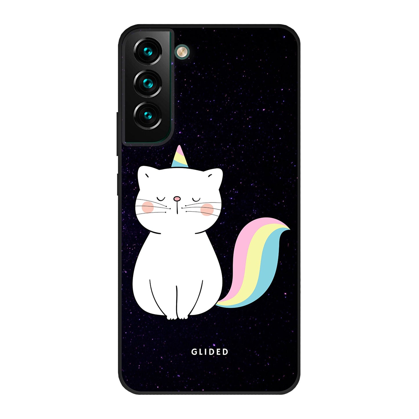 Unicorn Cat - Samsung Galaxy S22 Plus Handyhülle Biologisch Abbaubar