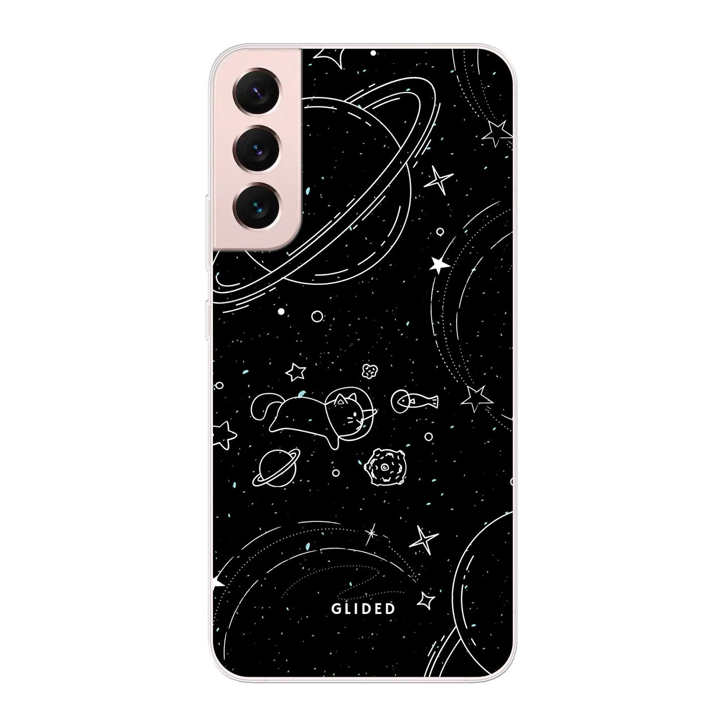 Cosmic Cat - Samsung Galaxy S22 Plus Handyhülle Hard Case