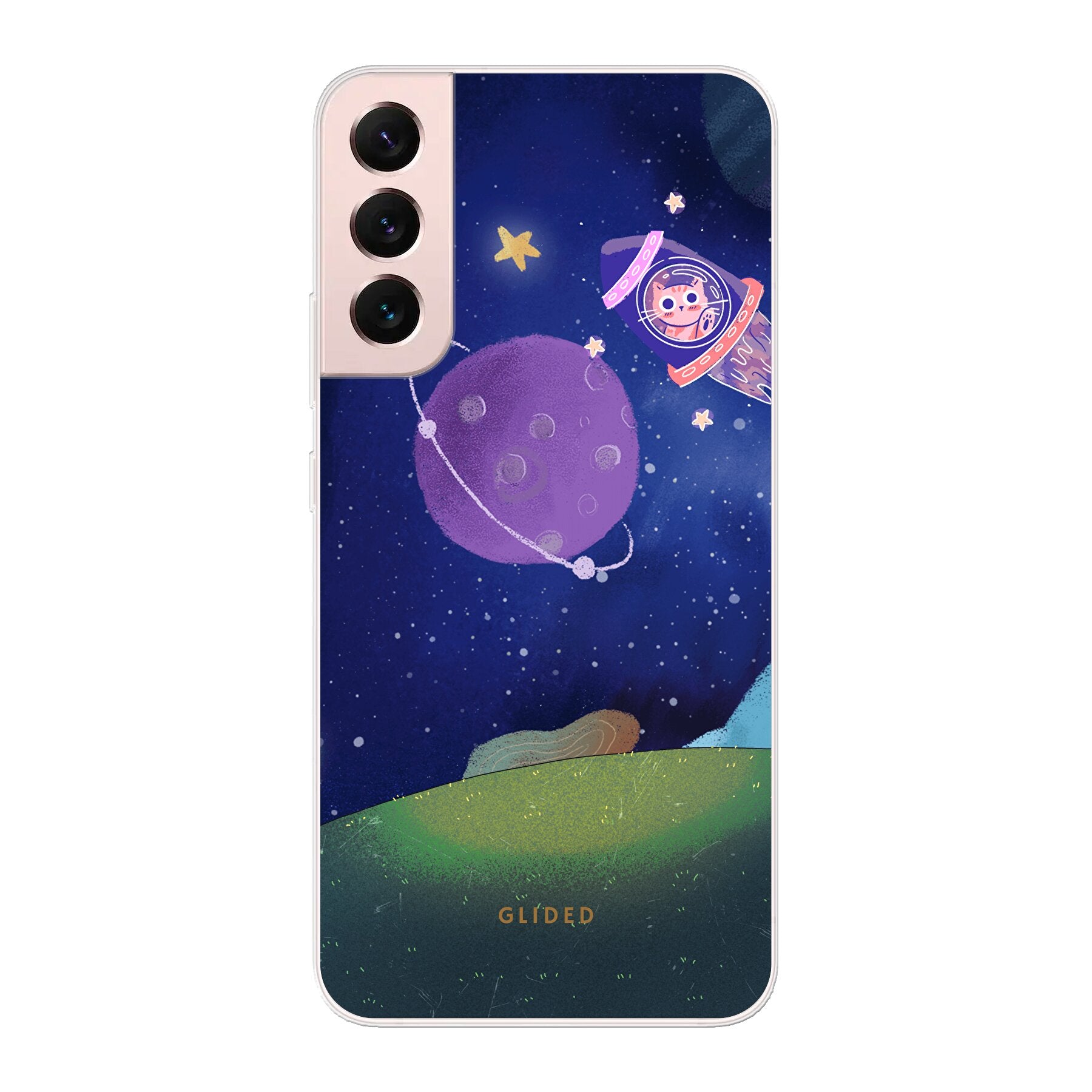 Galaxy Cat - Samsung Galaxy S22 Plus Handyhülle Hard Case