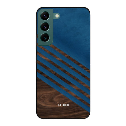 Blue Wood - Samsung Galaxy S22 Handyhülle Soft case