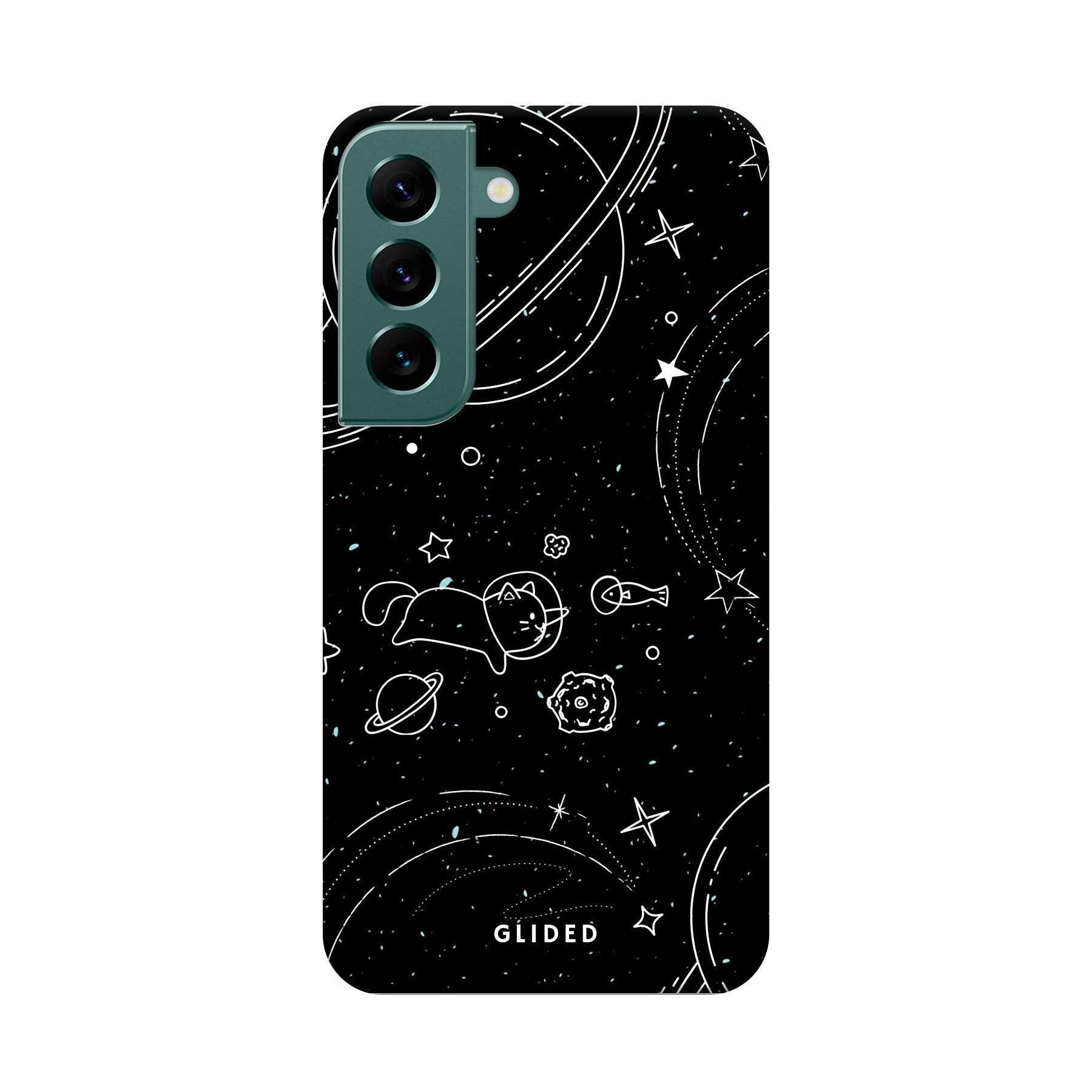 Cosmic Cat - Samsung Galaxy S22 Handyhülle Tough case