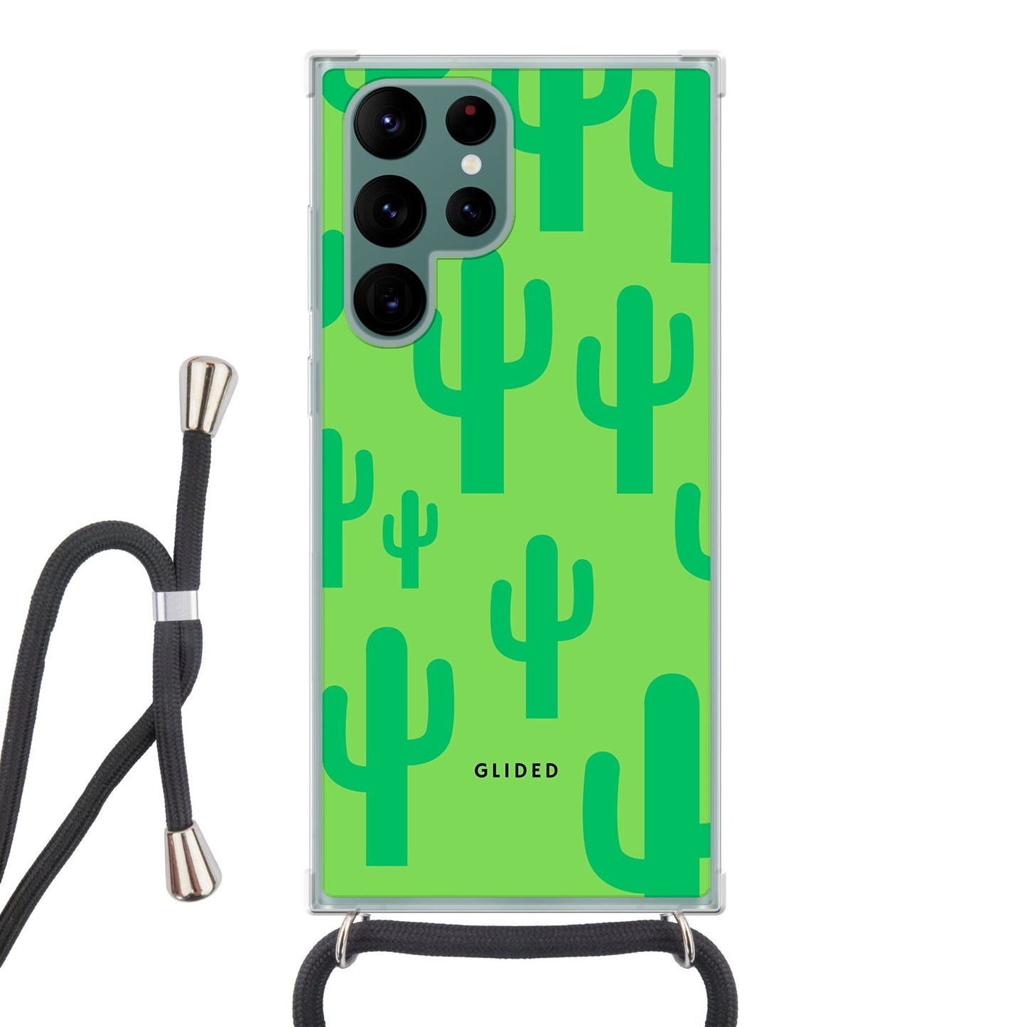 Cactus Spikes - Samsung Galaxy S22 Ultra - Crossbody case mit Band