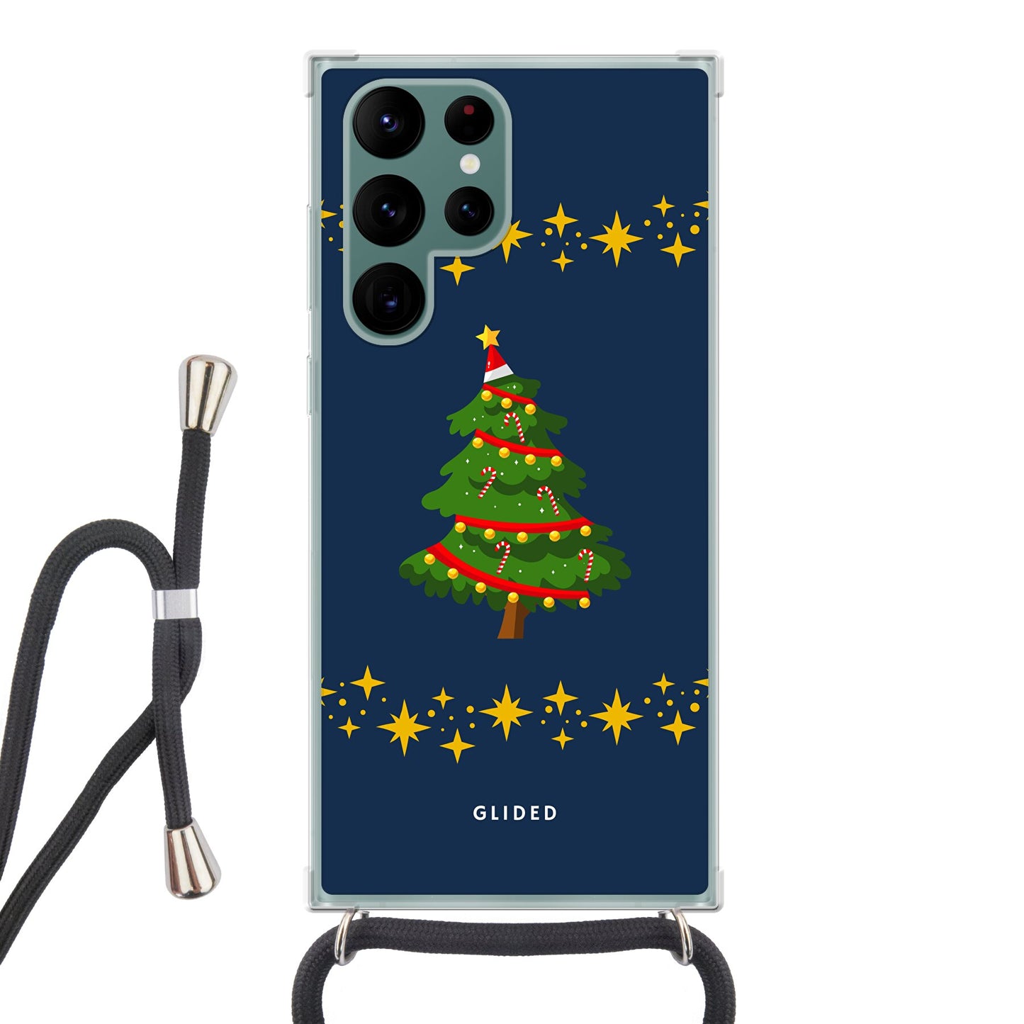 Christmas Tree - Samsung Galaxy S22 Ultra Handyhülle Crossbody case mit Band