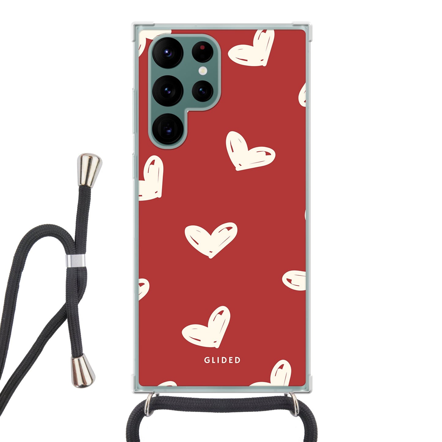 Red Love - Samsung Galaxy S22 Ultra - Crossbody case mit Band