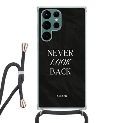 Never Back - Samsung Galaxy S22 Ultra Handyhülle Crossbody case mit Band