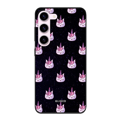 Unicorn Meow - Samsung Galaxy S23 Handyhülle Biologisch Abbaubar