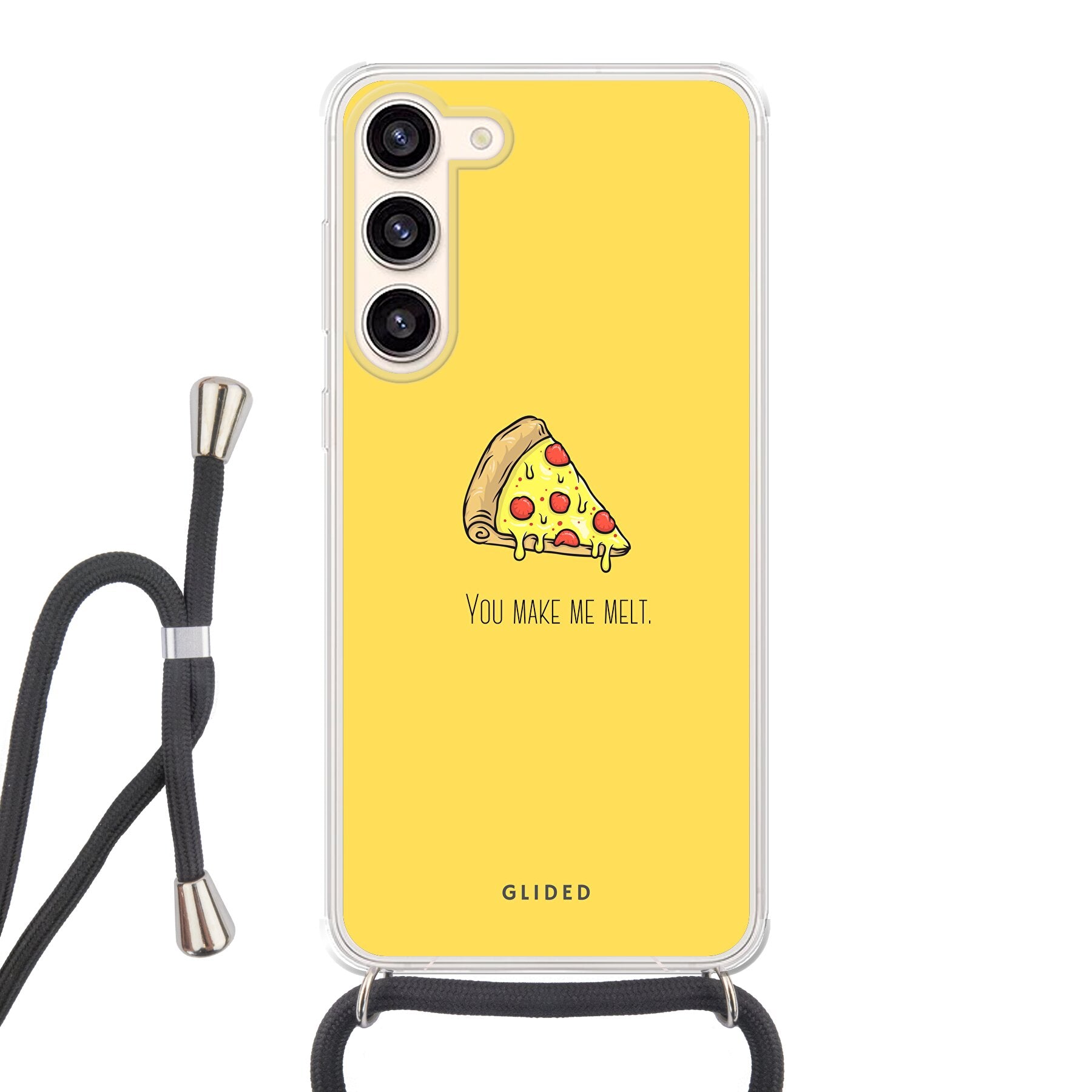 Flirty Pizza - Samsung Galaxy S23 Plus - Crossbody case mit Band
