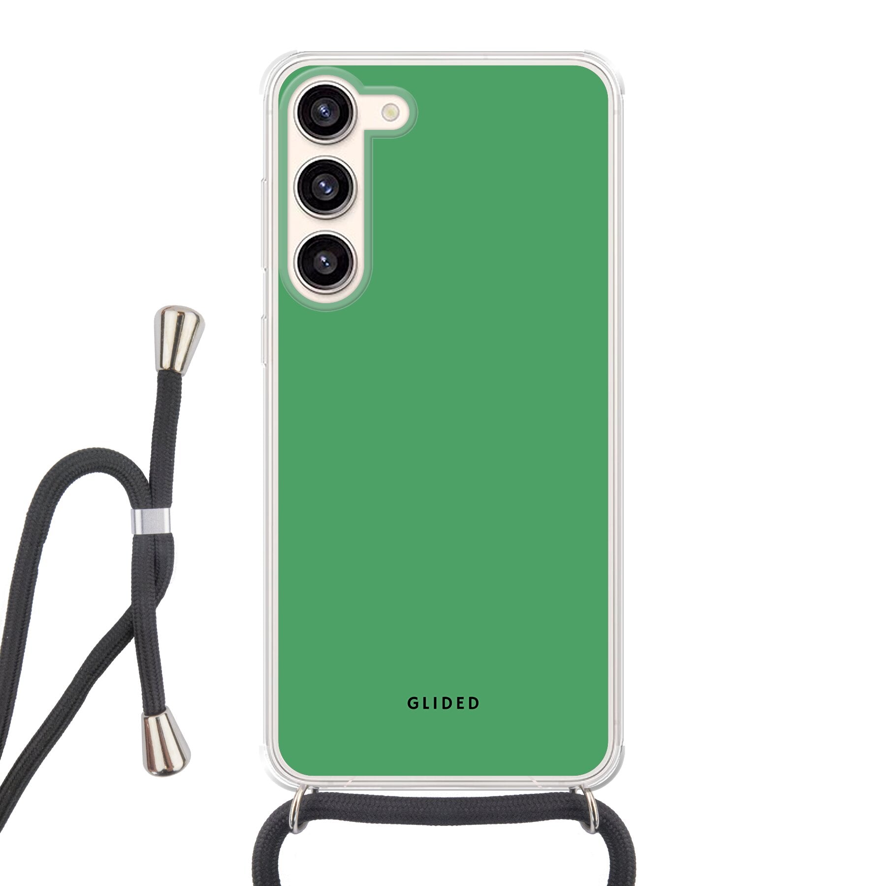 Green Elegance - Samsung Galaxy S23 Plus Handyhülle Crossbody case mit Band