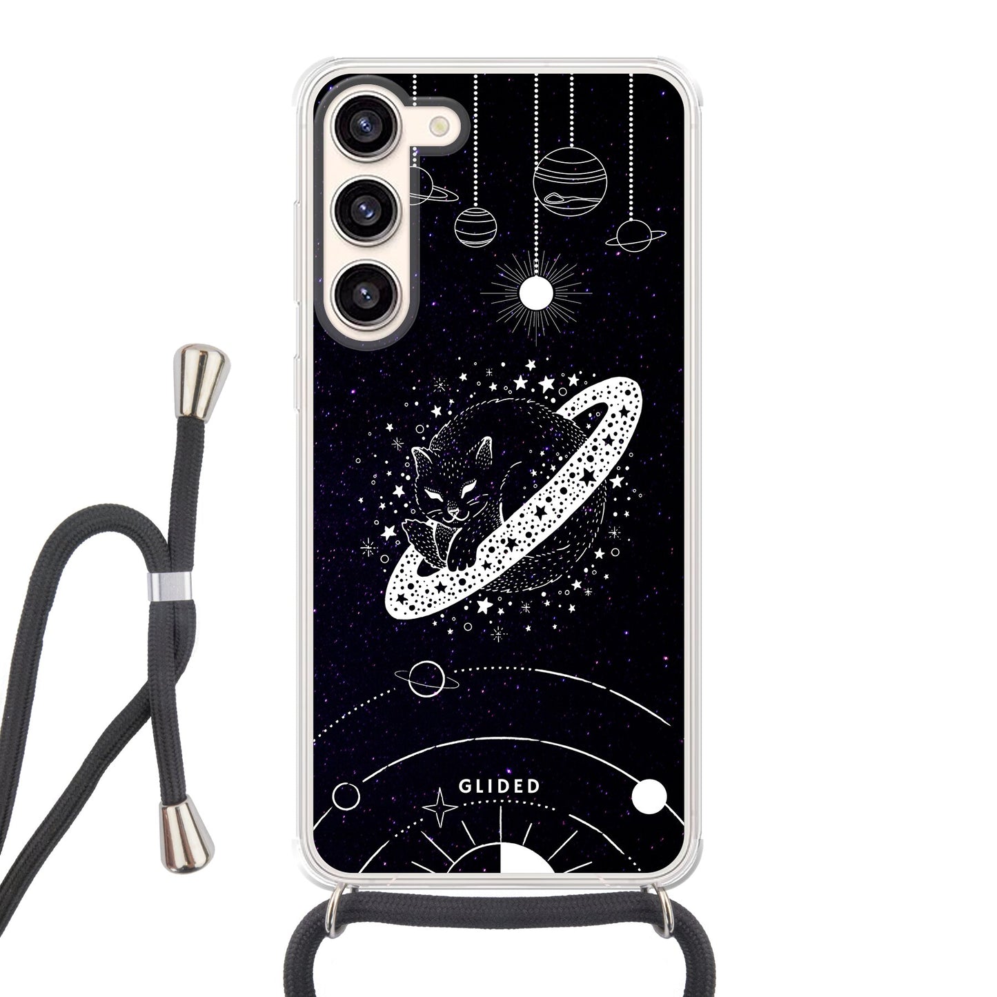 Astro Whiskers - Samsung Galaxy S23 Plus Handyhülle Crossbody case mit Band