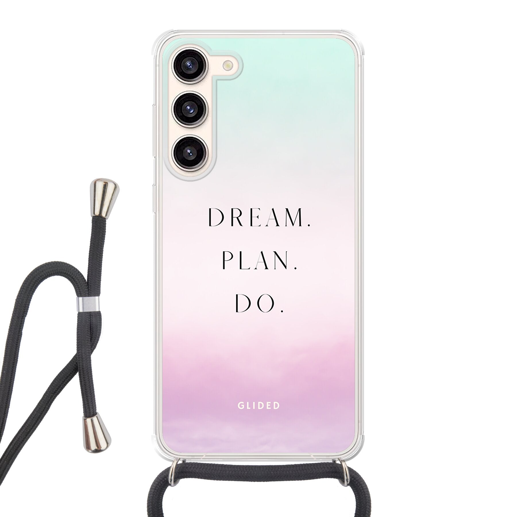 Dream - Samsung Galaxy S23 Plus Handyhülle Crossbody case mit Band