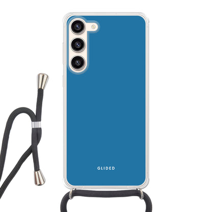 Blue Delight - Samsung Galaxy S23 Plus Handyhülle Crossbody case mit Band