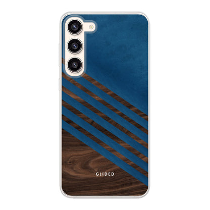 Blue Wood - Samsung Galaxy S23 Plus Handyhülle Soft case