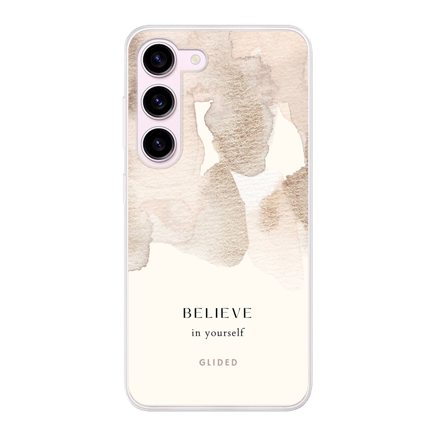 Believe in yourself - Samsung Galaxy S23 Handyhülle Soft case