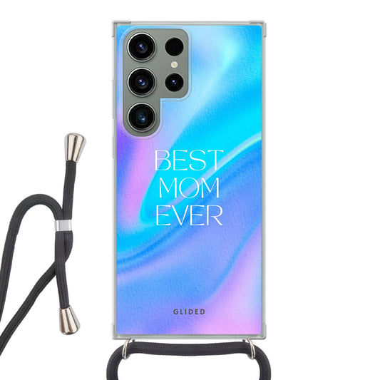 Best Mom - Samsung Galaxy S23 Ultra - Crossbody case mit Band