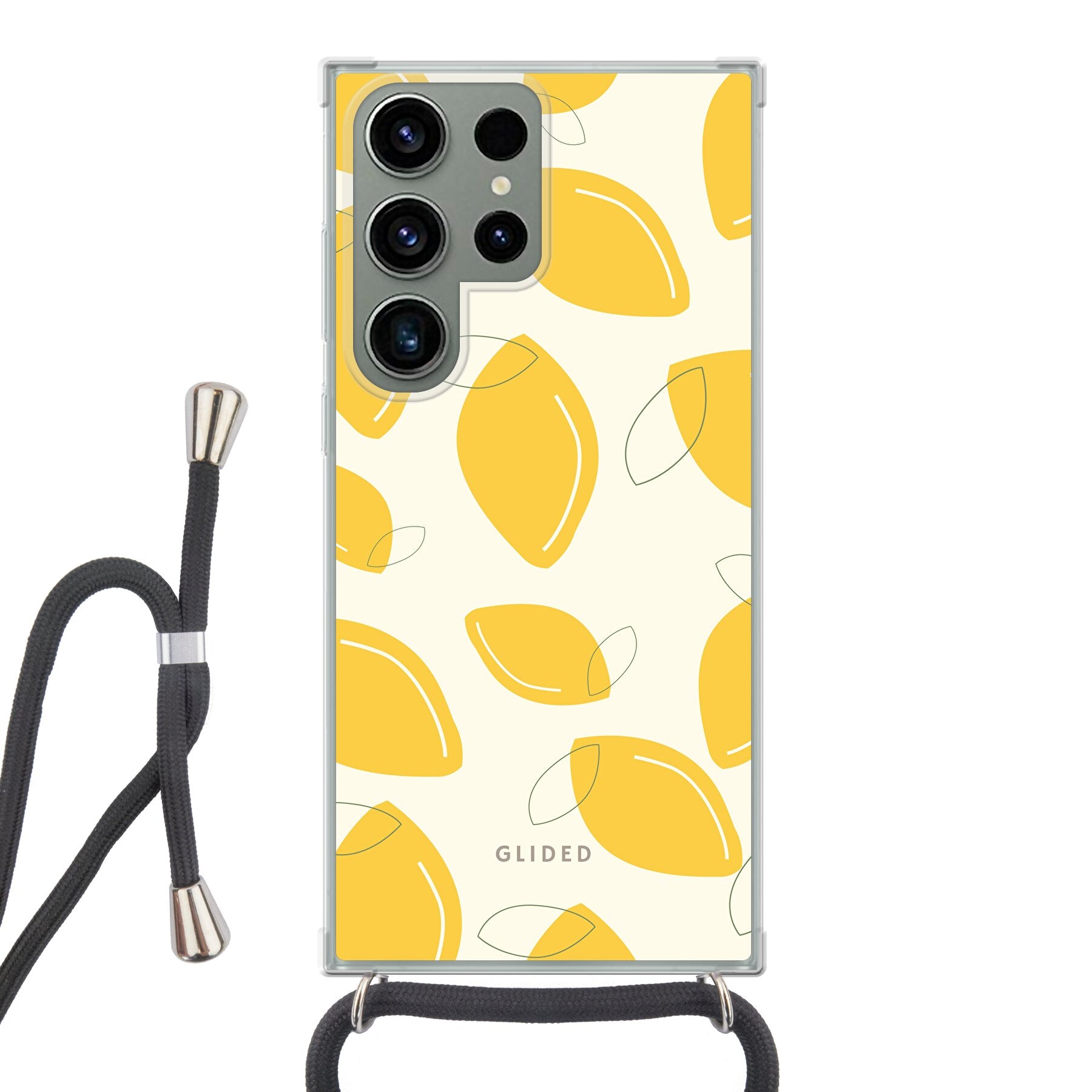 Abstract Lemon - Samsung Galaxy S23 Ultra - Crossbody case mit Band